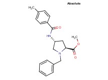 methyl (4R)-1-benzyl-4-[(4-methylbenzoyl)amino]-L-prolinate
