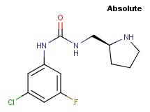 N-(3-chloro-5-fluorophenyl)-N'-[(2S)-2-pyrrolidinylmethyl]urea hydrochloride