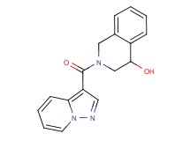 2-(pyrazolo[1,5-a]pyridin-3-ylcarbonyl)-1,2,3,4-tetrahydroisoquinolin-4-ol