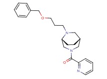 (1R*,5R*)-6-[3-(benzyloxy)propyl]-3-(pyridin-2-ylcarbonyl)-3,6-diazabicyclo[3.2.2]nonane