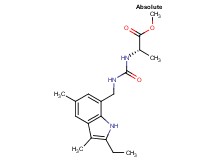 methyl (2S)-2-[({[(2-ethyl-3,5-dimethyl-1H-indol-7-yl)methyl]amino}carbonyl)amino]propanoate
