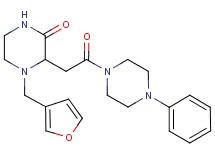 4-(3-furylmethyl)-3-[2-oxo-2-(4-phenyl-1-piperazinyl)ethyl]-2-piperazinone