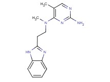 N~4~-[2-(1H-benzimidazol-2-yl)ethyl]-N~4~,5-dimethylpyrimidine-2,4-diamine