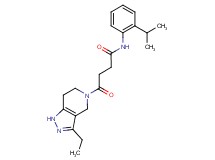 4-(3-ethyl-1,4,6,7-tetrahydro-5H-pyrazolo[4,3-c]pyridin-5-yl)-N-(2-isopropylphenyl)-4-oxobutanamide