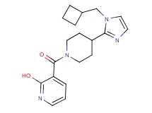 3-({4-[1-(cyclobutylmethyl)-1H-imidazol-2-yl]piperidin-1-yl}carbonyl)pyridin-2-ol