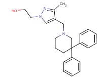 2-{4-[(3,3-diphenylpiperidin-1-yl)methyl]-3-methyl-1H-pyrazol-1-yl}ethanol