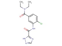 N-{2-chloro-5-[(diethylamino)carbonyl]phenyl}-1H-1,2,4-triazole-5-carboxamide