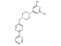 5-{[4-(2,6-dimethyl-4-pyridinyl)-1-piperazinyl]methyl}-2-(2-pyridinyl)pyrimidine