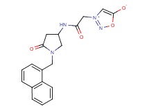 3-(2-{[1-(1-naphthylmethyl)-5-oxo-3-pyrrolidinyl]amino}-2-oxoethyl)-1,2,3-oxadiazol-3-ium-5-olate