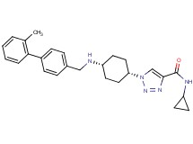 N-cyclopropyl-1-(cis-4-{[(2'-methyl-4-biphenylyl)methyl]amino}cyclohexyl)-1H-1,2,3-triazole-4-carboxamide