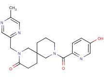 8-[(5-hydroxypyridin-2-yl)carbonyl]-2-[(5-methylpyrazin-2-yl)methyl]-2,8-diazaspiro[5.5]undecan-3-one