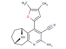 (5R*,8S*)-2-amino-4-(4,5-dimethyl-2-furyl)-6,7,8,9-tetrahydro-5H-5,8-epiminocyclohepta[b]pyridine-3-carbonitrile