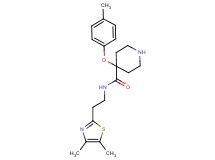 N-[2-(4,5-dimethyl-1,3-thiazol-2-yl)ethyl]-4-(4-methylphenoxy)-4-piperidinecarboxamide dihydrochloride