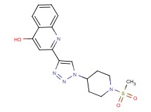 2-{1-[1-(methylsulfonyl)piperidin-4-yl]-1H-1,2,3-triazol-4-yl}quinolin-4-ol