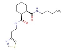 (1R*,2S*)-N-butyl-N'-[2-(1,3-thiazol-4-yl)ethyl]-1,2-cyclohexanedicarboxamide