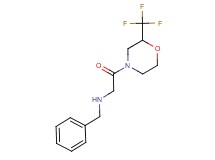 N-benzyl-2-oxo-2-[2-(trifluoromethyl)-4-morpholinyl]ethanamine hydrochloride