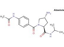 (2S,4R)-1-[4-(acetylamino)benzoyl]-4-amino-N-isopropylpyrrolidine-2-carboxamide