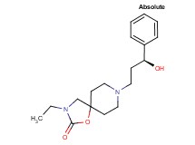 3-ethyl-8-[(3S)-3-hydroxy-3-phenylpropyl]-1-oxa-3,8-diazaspiro[4.5]decan-2-one