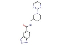 N-[(1-pyrimidin-2-ylpiperidin-3-yl)methyl]-1H-1,2,3-benzotriazole-5-carboxamide