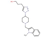 3-(1-{1-[(1-methyl-1H-indol-2-yl)methyl]-4-piperidinyl}-1H-1,2,3-triazol-4-yl)-1-propanol trifluoroacetate (salt)