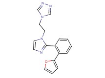 4-(2-{2-[2-(2-furyl)phenyl]-1H-imidazol-1-yl}ethyl)-4H-1,2,4-triazole