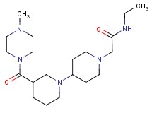 N-ethyl-2-{3-[(4-methylpiperazin-1-yl)carbonyl]-1,4'-bipiperidin-1'-yl}acetamide