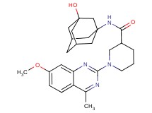 N-(3-hydroxy-1-adamantyl)-1-(7-methoxy-4-methyl-2-quinazolinyl)-3-piperidinecarboxamide