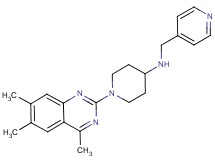 N-(4-pyridinylmethyl)-1-(4,6,7-trimethyl-2-quinazolinyl)-4-piperidinamine