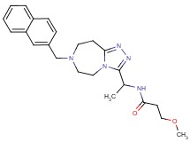 3-methoxy-N-{1-[7-(2-naphthylmethyl)-6,7,8,9-tetrahydro-5H-[1,2,4]triazolo[4,3-d][1,4]diazepin-3-yl]ethyl}propanamide