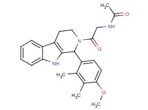 N-{2-[1-(4-methoxy-2,3-dimethylphenyl)-1,3,4,9-tetrahydro-2H-beta-carbolin-2-yl]-2-oxoethyl}acetamide