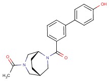 3'-{[(1S*,5R*)-3-acetyl-3,6-diazabicyclo[3.2.2]non-6-yl]carbonyl}biphenyl-4-ol