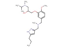 1-[isopropyl(methyl)amino]-3-[2-methoxy-5-({methyl[(5-propyl-1H-pyrazol-3-yl)methyl]amino}methyl)phenoxy]-2-propanol
