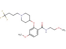 4-methoxy-N-(2-methoxyethyl)-2-{[1-(4,4,4-trifluorobutyl)-4-piperidinyl]oxy}benzamide