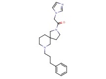 2-(1H-imidazol-1-ylacetyl)-7-(3-phenylpropyl)-2,7-diazaspiro[4.5]decane