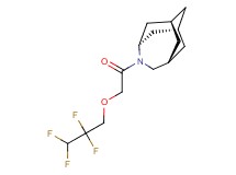 (1R*,3s,6r,8S*)-4-[(2,2,3,3-tetrafluoropropoxy)acetyl]-4-azatricyclo[4.3.1.1~3,8~]undecane