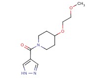 4-(2-methoxyethoxy)-1-(1H-pyrazol-4-ylcarbonyl)piperidine