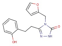4-(2-furylmethyl)-5-[2-(2-hydroxyphenyl)ethyl]-2,4-dihydro-3H-1,2,4-triazol-3-one