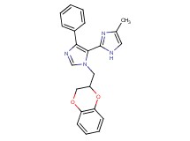 3'-(2,3-dihydro-1,4-benzodioxin-2-ylmethyl)-4-methyl-5'-phenyl-1H,3'H-2,4'-biimidazole
