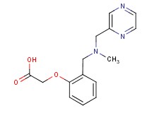 (2-{[methyl(pyrazin-2-ylmethyl)amino]methyl}phenoxy)acetic acid