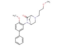 (1S*,4S*)-2-(4-methoxy-3-biphenylyl)-5-(3-methoxypropyl)-2,5-diazabicyclo[2.2.1]heptan-3-one
