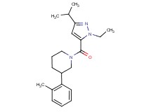 1-[(1-ethyl-3-isopropyl-1H-pyrazol-5-yl)carbonyl]-3-(2-methylphenyl)piperidine