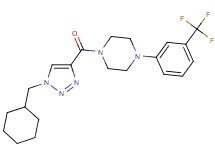 1-{[1-(cyclohexylmethyl)-1H-1,2,3-triazol-4-yl]carbonyl}-4-[3-(trifluoromethyl)phenyl]piperazine