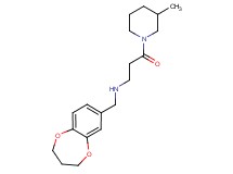 (3,4-dihydro-2H-1,5-benzodioxepin-7-ylmethyl)[3-(3-methylpiperidin-1-yl)-3-oxopropyl]amine
