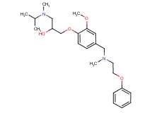 1-[isopropyl(methyl)amino]-3-(2-methoxy-4-{[methyl(2-phenoxyethyl)amino]methyl}phenoxy)-2-propanol