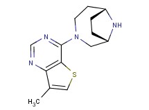 4-[(1S*,6R*)-3,9-diazabicyclo[4.2.1]non-3-yl]-7-methylthieno[3,2-d]pyrimidine