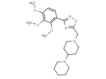 1'-{[3-(2,3,4-trimethoxyphenyl)-1,2,4-oxadiazol-5-yl]methyl}-1,4'-bipiperidine
