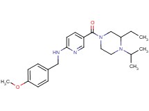 5-[(3-ethyl-4-isopropyl-1-piperazinyl)carbonyl]-N-(4-methoxybenzyl)-2-pyridinamine