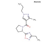 3-ethyl-5-{(2S)-1-[(3-methyl-1-propyl-1H-pyrazol-4-yl)carbonyl]-2-pyrrolidinyl}-1,2,4-oxadiazole