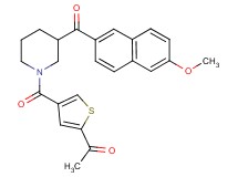 1-(4-{[3-(6-methoxy-2-naphthoyl)-1-piperidinyl]carbonyl}-2-thienyl)ethanone