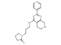 1-{3-[(2-pyridin-4-yl-5,6,7,8-tetrahydropyrido[3,4-d]pyrimidin-4-yl)amino]propyl}pyrrolidin-2-one
